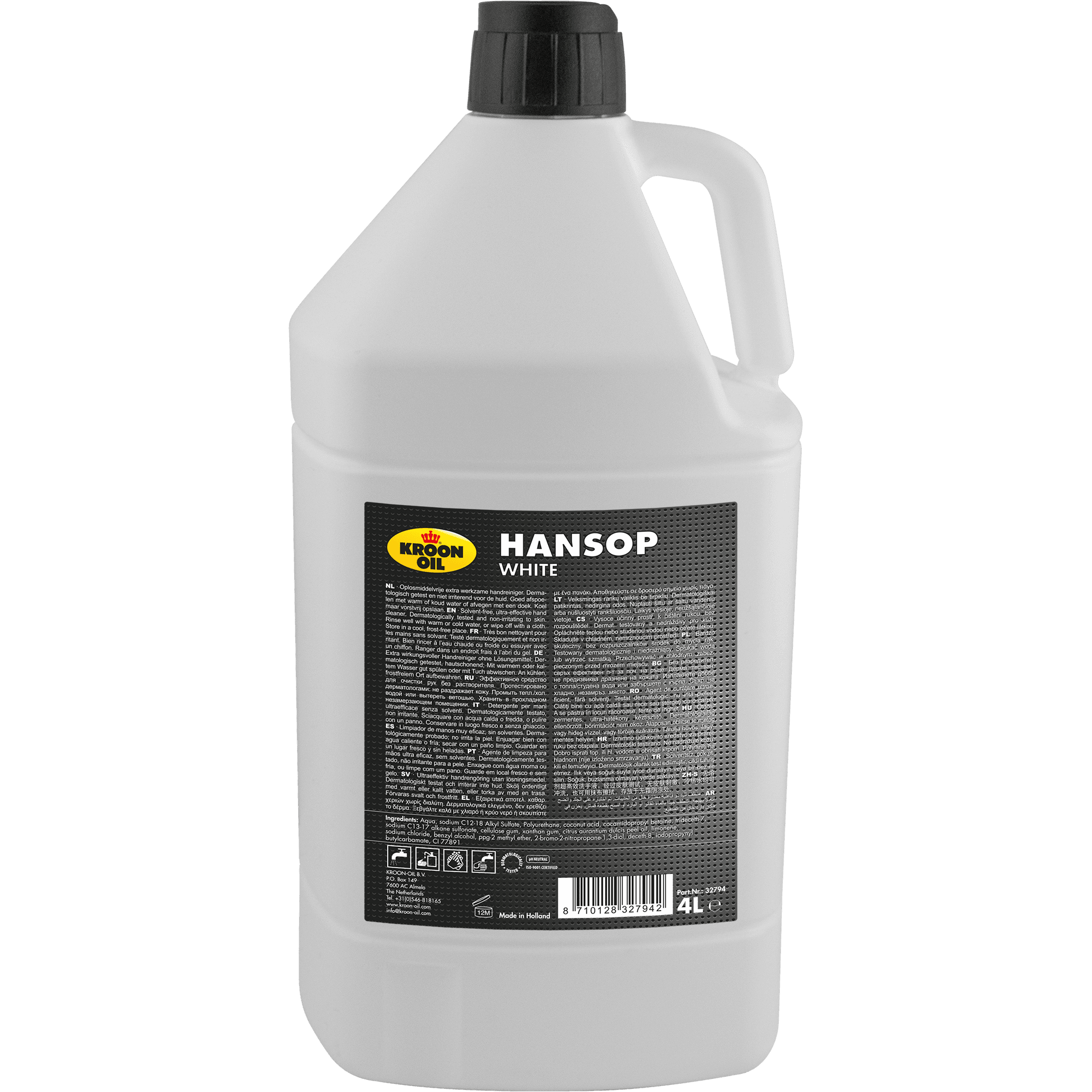 HANSOP WHITE (ΚΑΘΑΡΙΣΤΙΚΟ ΧΕΡΙΩΝ) 1Χ4LT